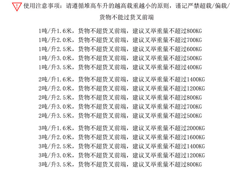 半電動液壓堆高車